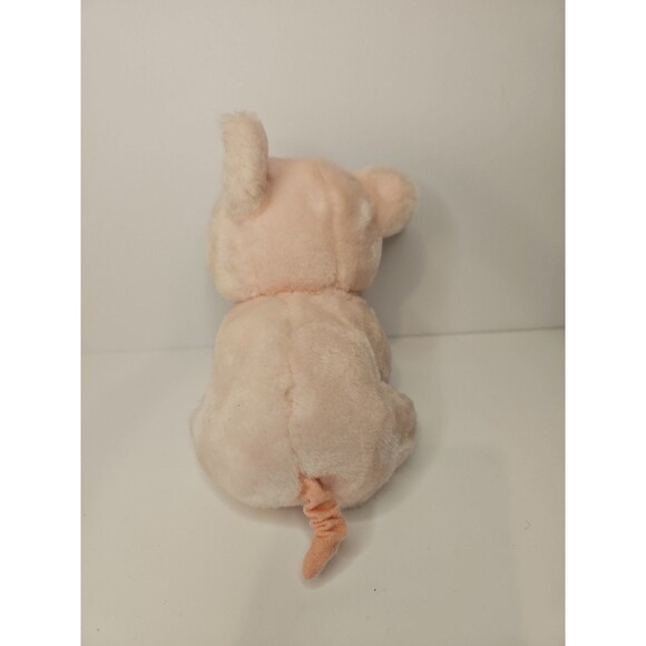 Vintage 1994 Gordy Pink Pig Plush Farm Animal Stuffed Animal 5.5" - Picture 3 of 5